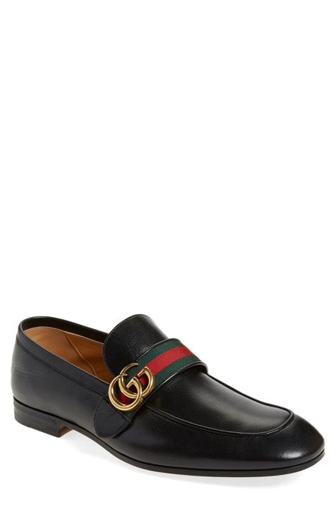 gucci men's donnie leather loafers|gucci loafers men casual.